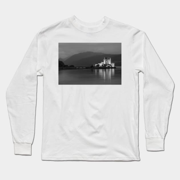 Eilean Donan Castle Long Sleeve T-Shirt by Chris Petty